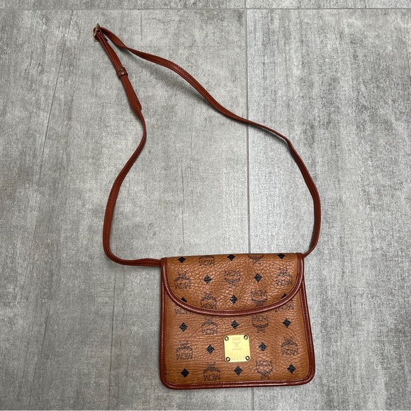 MCM Brown Crossbody Flap Bag - Picture 2 of 4